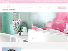 Tablet Screenshot of draanamoreno.com